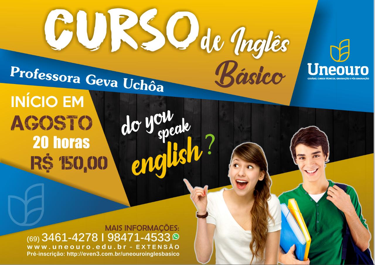 CURSO DE INGLÊS – CONVERSAÇÃO – Faculdade Uneouro