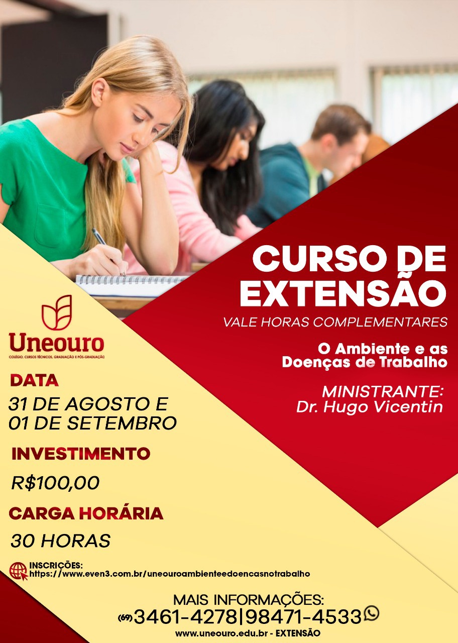 CURSO DE INGLÊS – CONVERSAÇÃO – Faculdade Uneouro