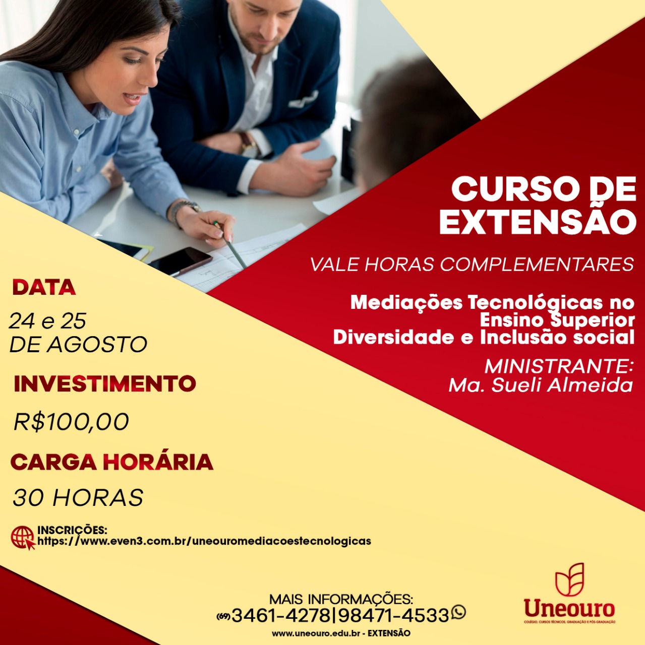 CURSO DE INGLÊS – CONVERSAÇÃO – Faculdade Uneouro