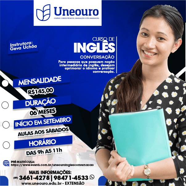 CURSO DE INGLÊS – CONVERSAÇÃO – Faculdade Uneouro